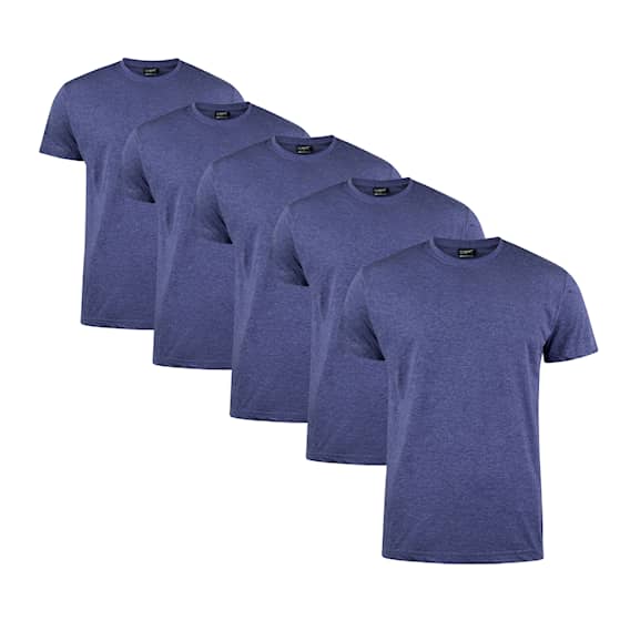 Clique T-shirt Herr 5-pack Marinblå