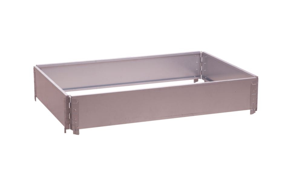 Pallkrage galvad plåt 120X80cm