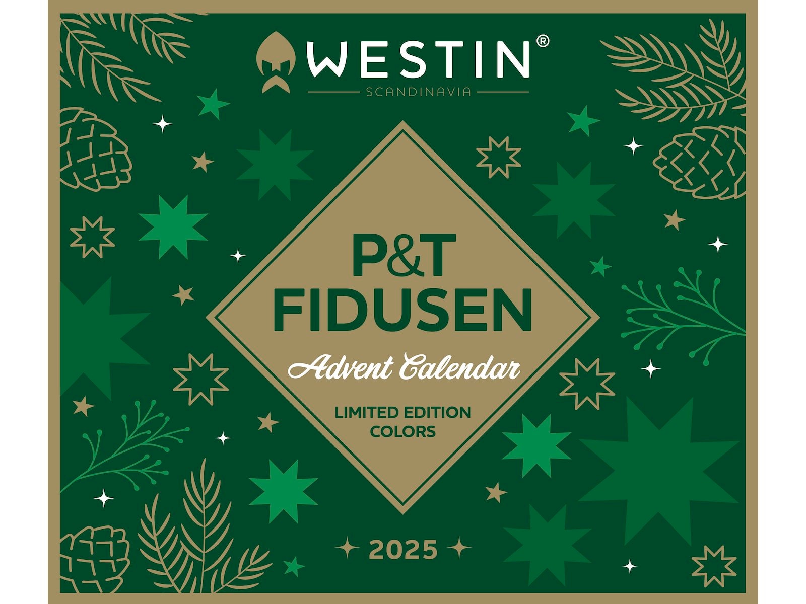 Westin 2025 Adventskalender P&T Fidusen - 24 luckor