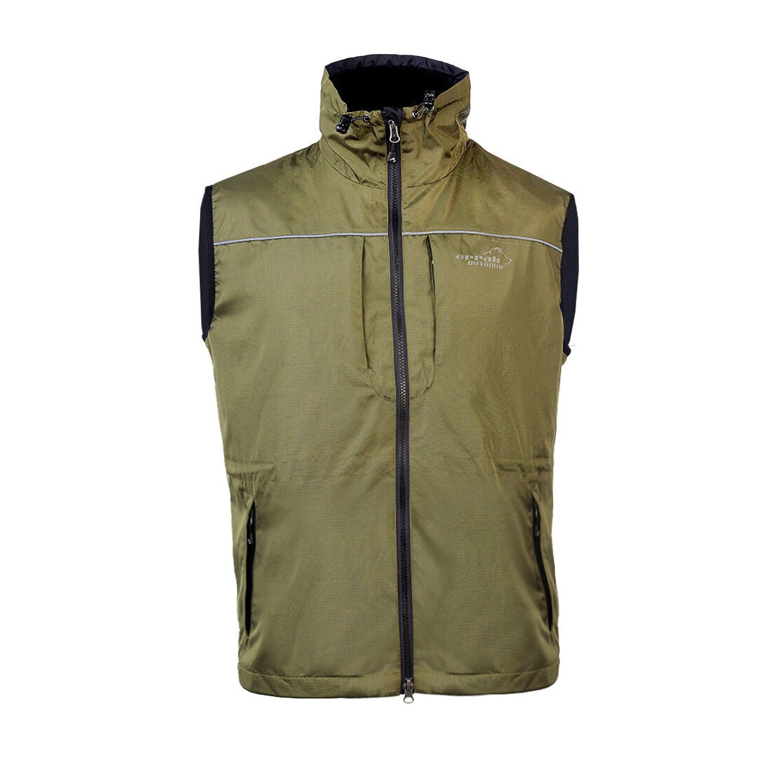 Arrak Outdoor Jumper Vest Dame Olivengrønn L