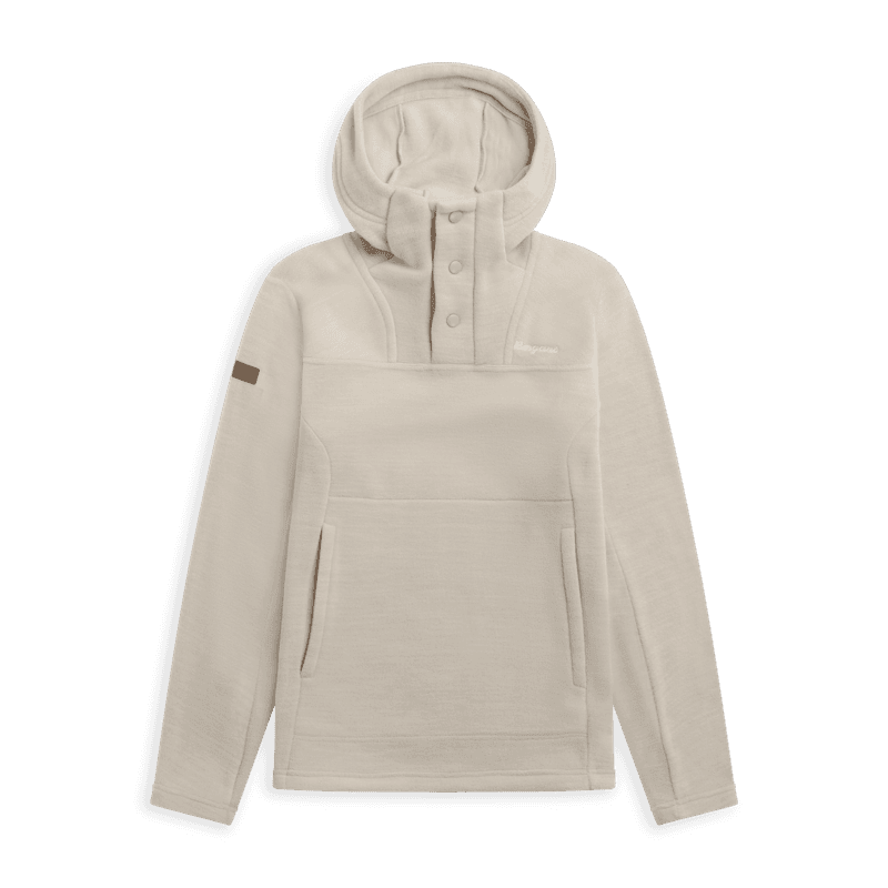 Bergans Hareid Fleece Hoodie Women Coastal Sand