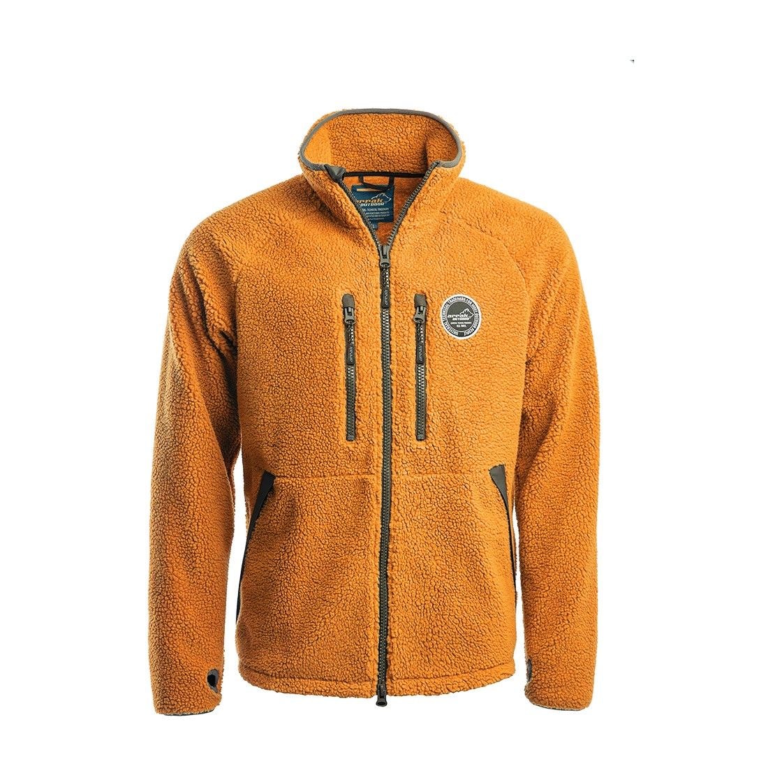 Arrak Outdoor Teddy-Fleecejacke Unisex Orange