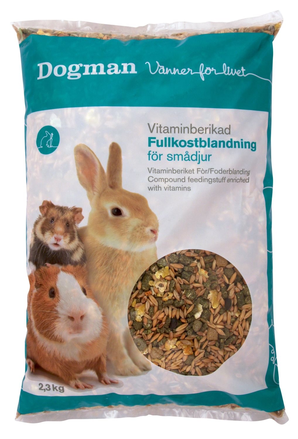Fullkostbl Smådjur 2,3kg