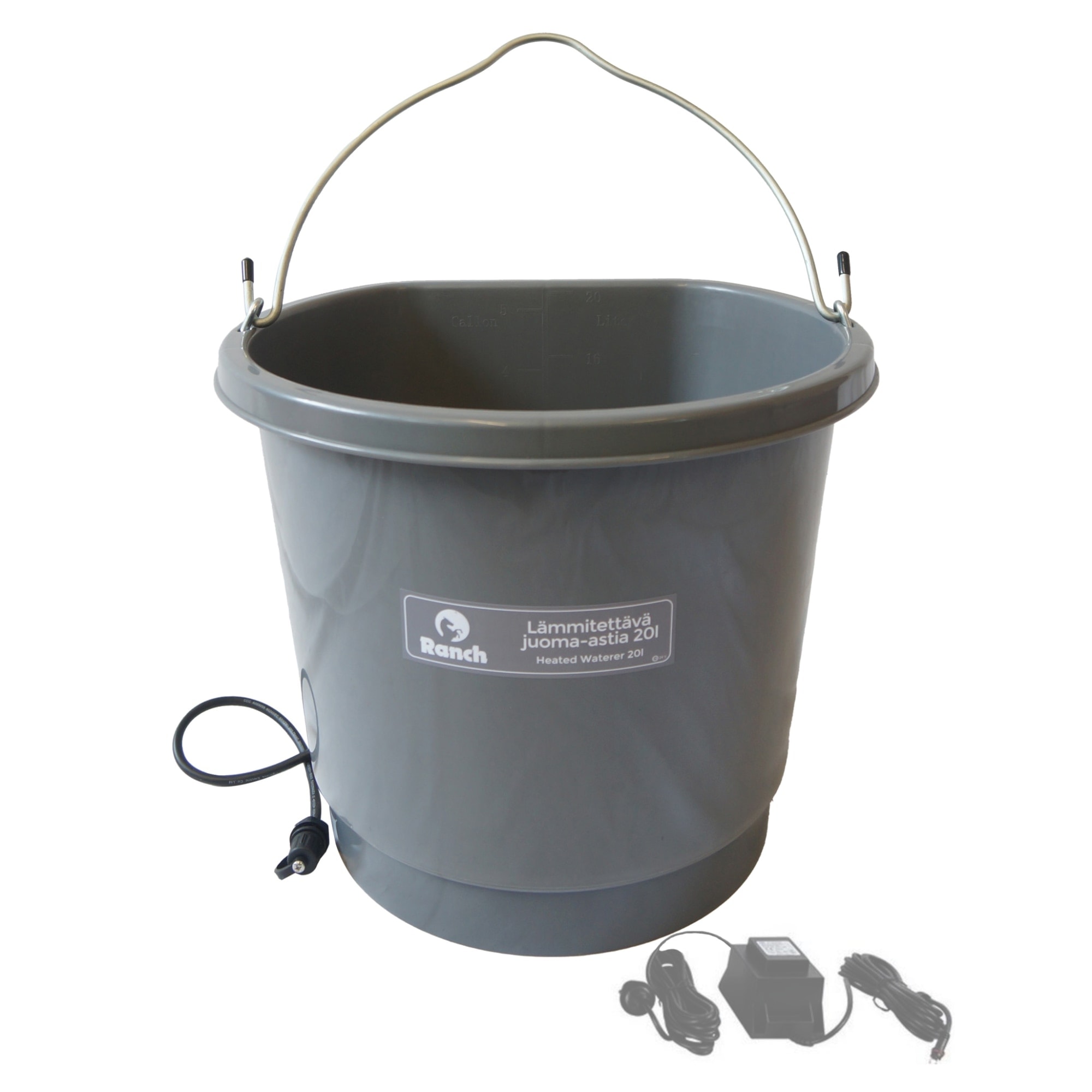 Ranch Uppvärmd vattenbehållare med transformator 20L