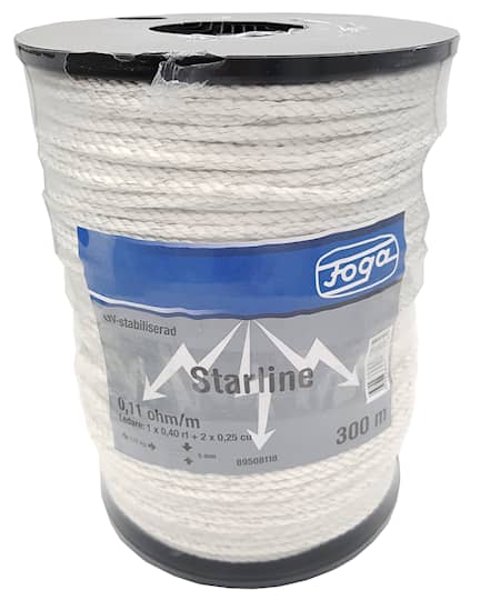 Foga Elrep Starline 5mm 300m Vit