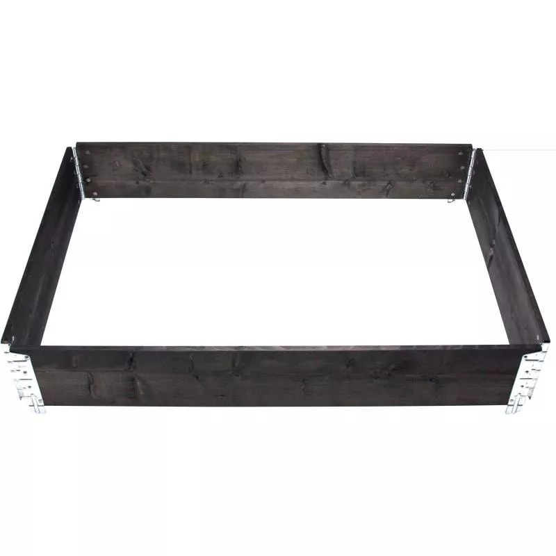 Pallkrage 60x80x19,5 cm Svart