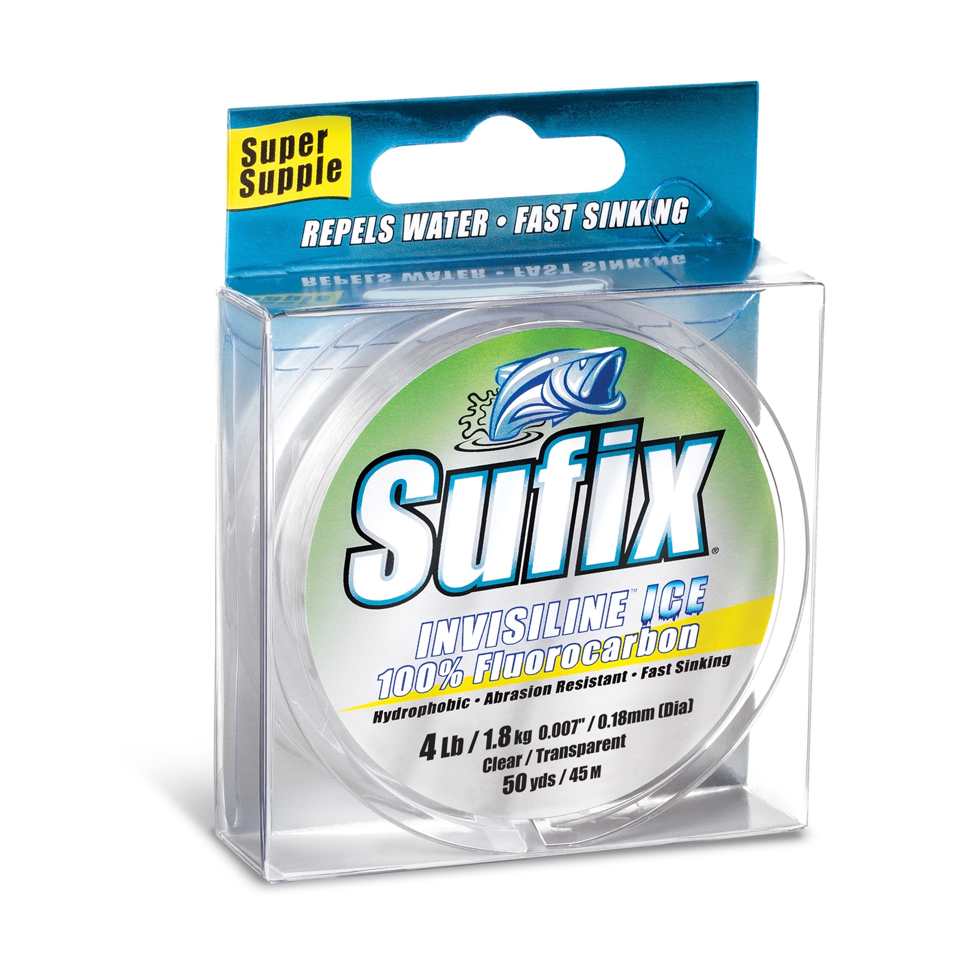 Sufix Invisiline Ice fluorocarbon 0,18 mm/2,5 kg 50 m Clear