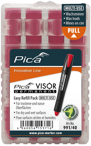 Pica Universalkrita VISOR refill 4 st