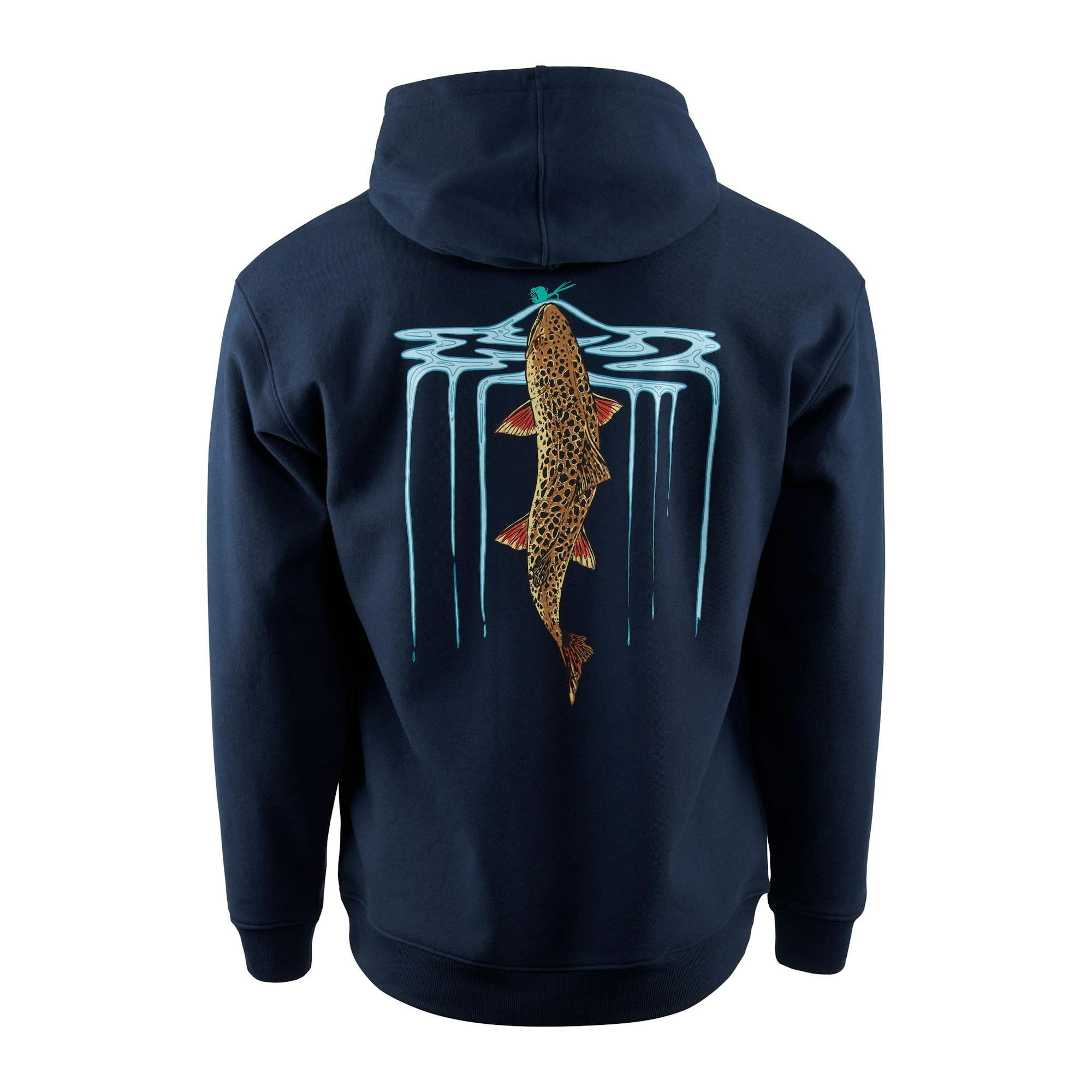 Grundens Riser Hoodie Herr Mörk marin