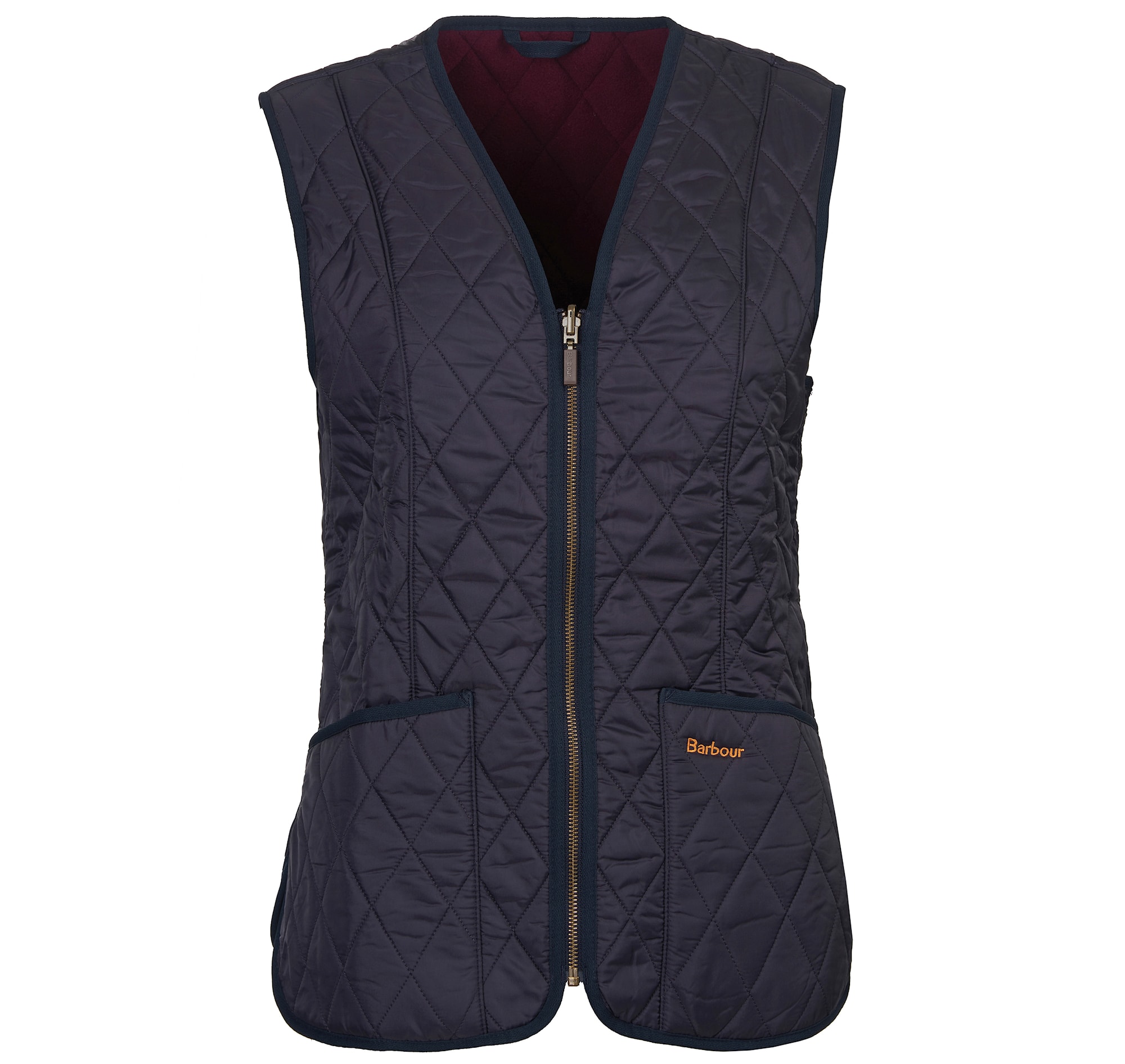 Barbour Betty Tikattu Liivi Fleecevuori Naiset Navy