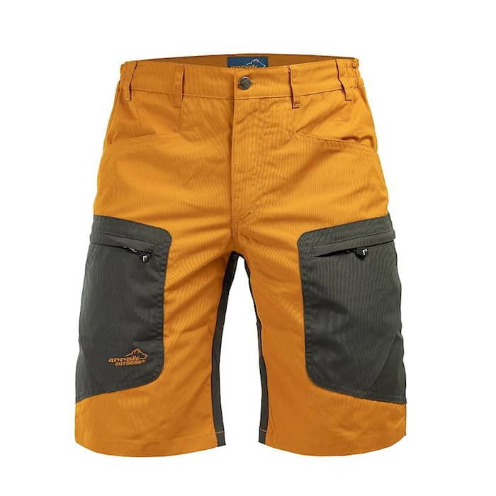 Arrak Outdoor Active Stretch Shorts Herr Guld