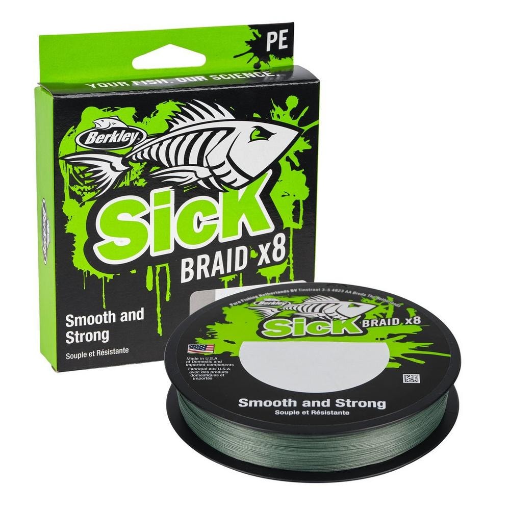 REA/Black Friday Berkley Sick Braid Moss Green 0.29 150m