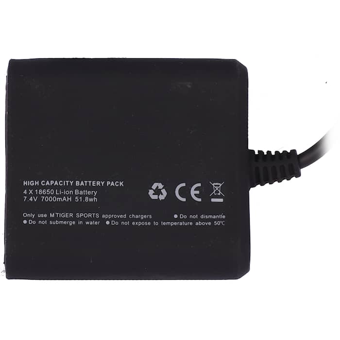 M-Tiger Battery-pack 7,4V, 7000 mAh 4-cell (1*4*18650)