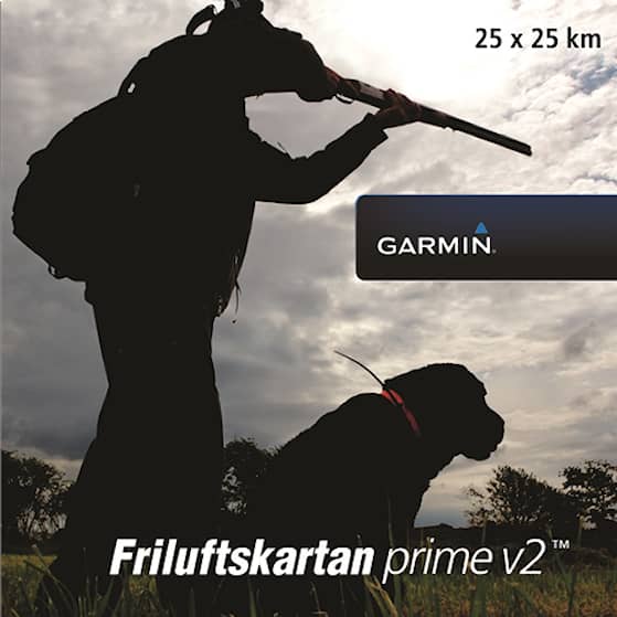 Garmin Friluftskarta Prime V2 25X25 km