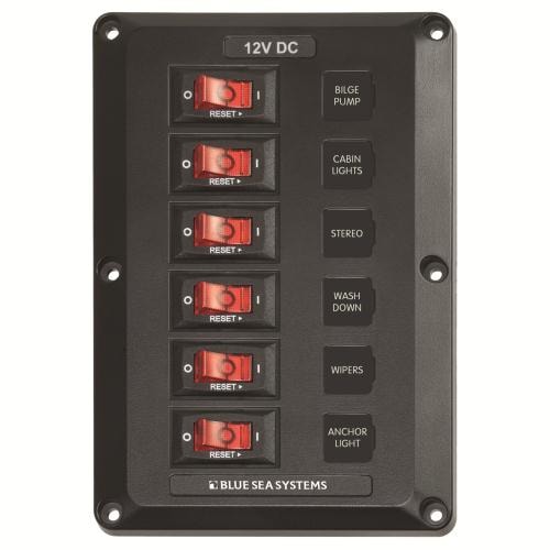 Blue Seas systems Säkringspanel Blue Sea 6St