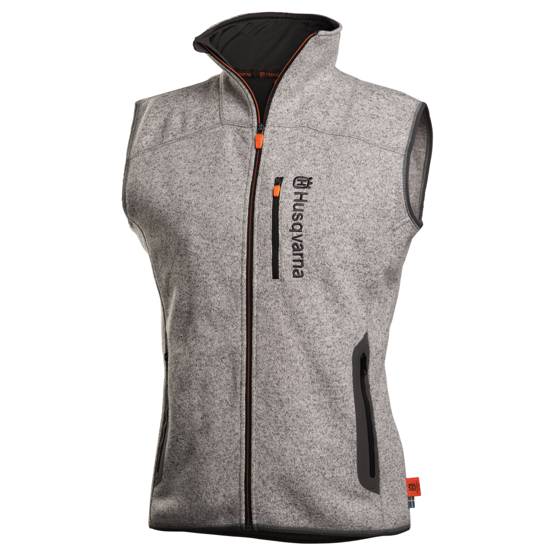 Husqvarna Xplorer Fleecevest Dame Stålgrå