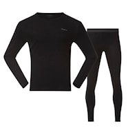 Bergans Allround Merino Underst ll Set Herr Svart Underst ll Herr 