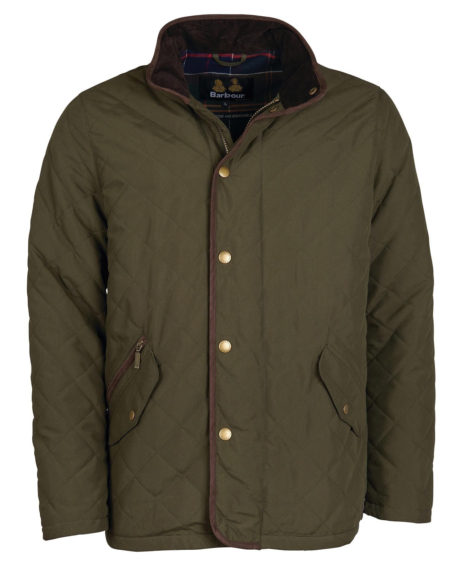 Barbour Waterproof Shoveler Quilt, DK Olive