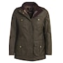 Barbour Defence Lightweight Waxed Jacket Olive Naiset