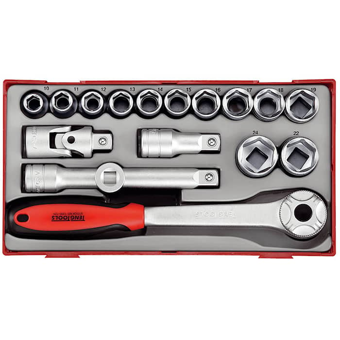 Teng Tools Hylsnyckelsats TT1218-6 1/2 18 delar