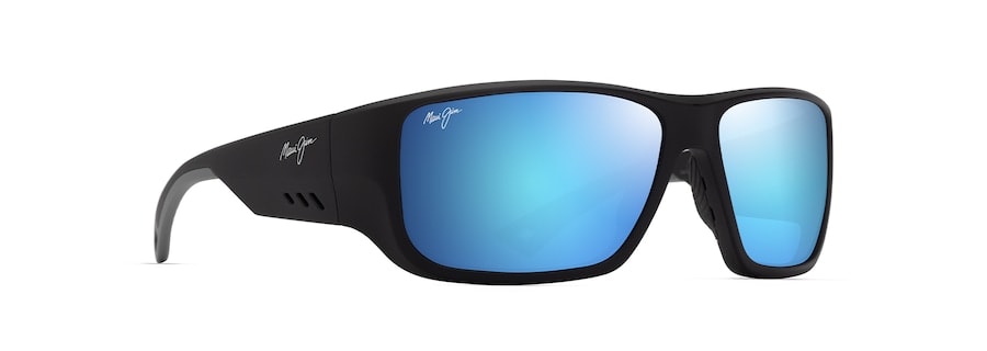 Maui Jim Keha Matte Black/Blue Hawaii Solglasögon