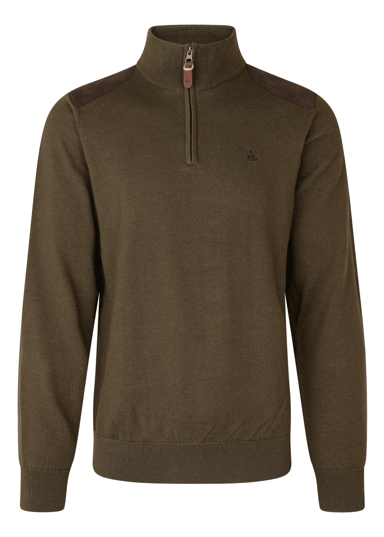 Seeland Pine Half Zip Sweater Men Light Pine