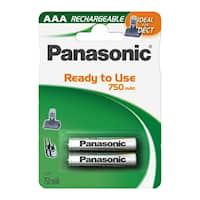Panasonic Uppladdningsbart Batteri AAA 750mAh