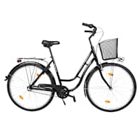 Skanstull Annelie 28'' 3-gears cykel, stel i aluminium sort