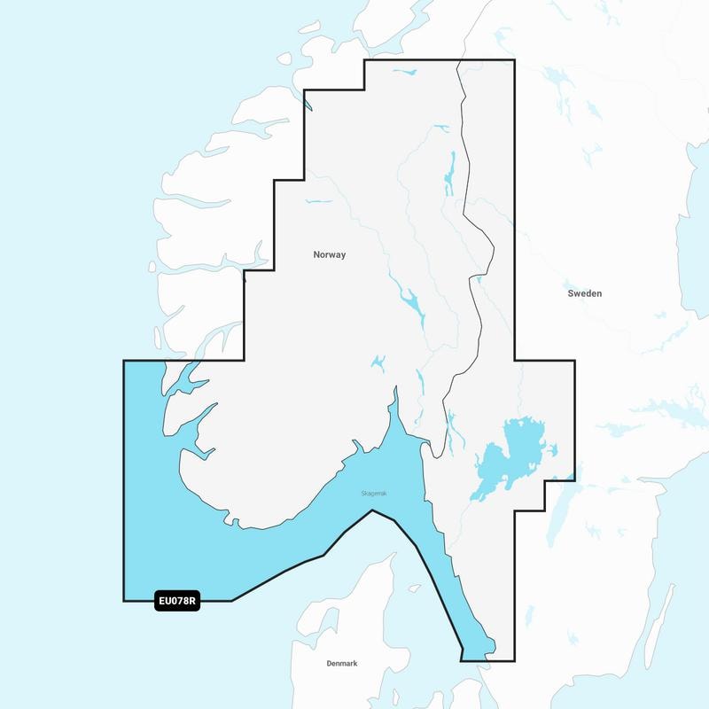 Garmin Navionics Vision+ EU078R Oslo, Skagerrak och Haugesund -