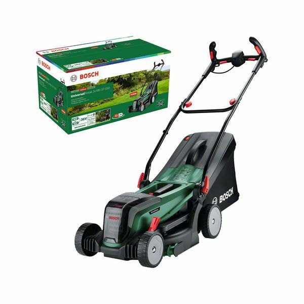 Bosch Gräsklippare UniversalRotak 2X18V-37-550 utan batteri och laddare