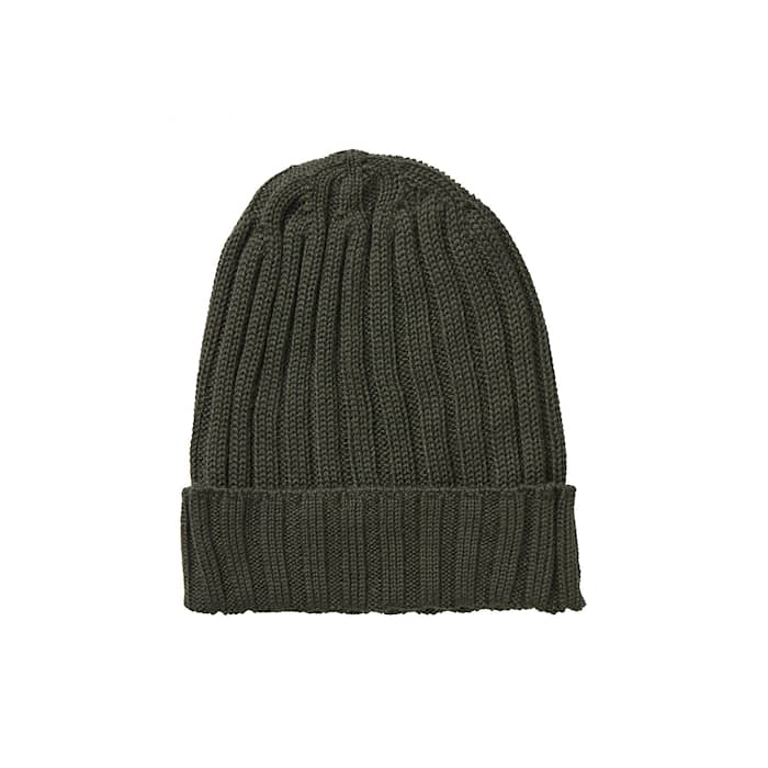 Chevalier Point Wool Beanie Dark Green One Size