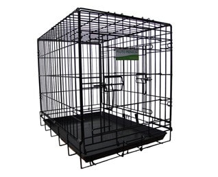 Pluto Premium Travel Cage L 92x57x66 cm Svart -