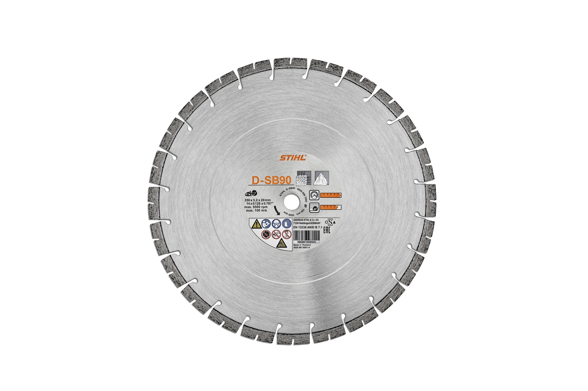 Stihl Diamantkapskiva, hårdsten/betong (D-SB90)
