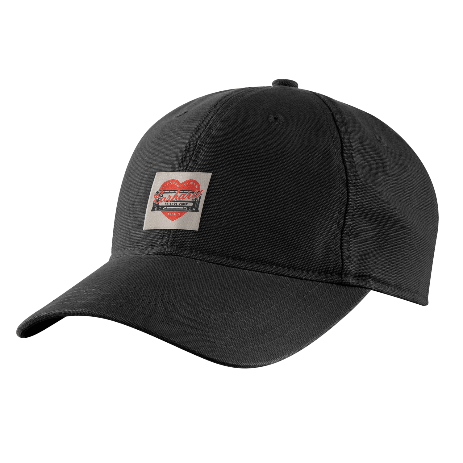 Carhartt Heart Patch Canvas Cap Women Black