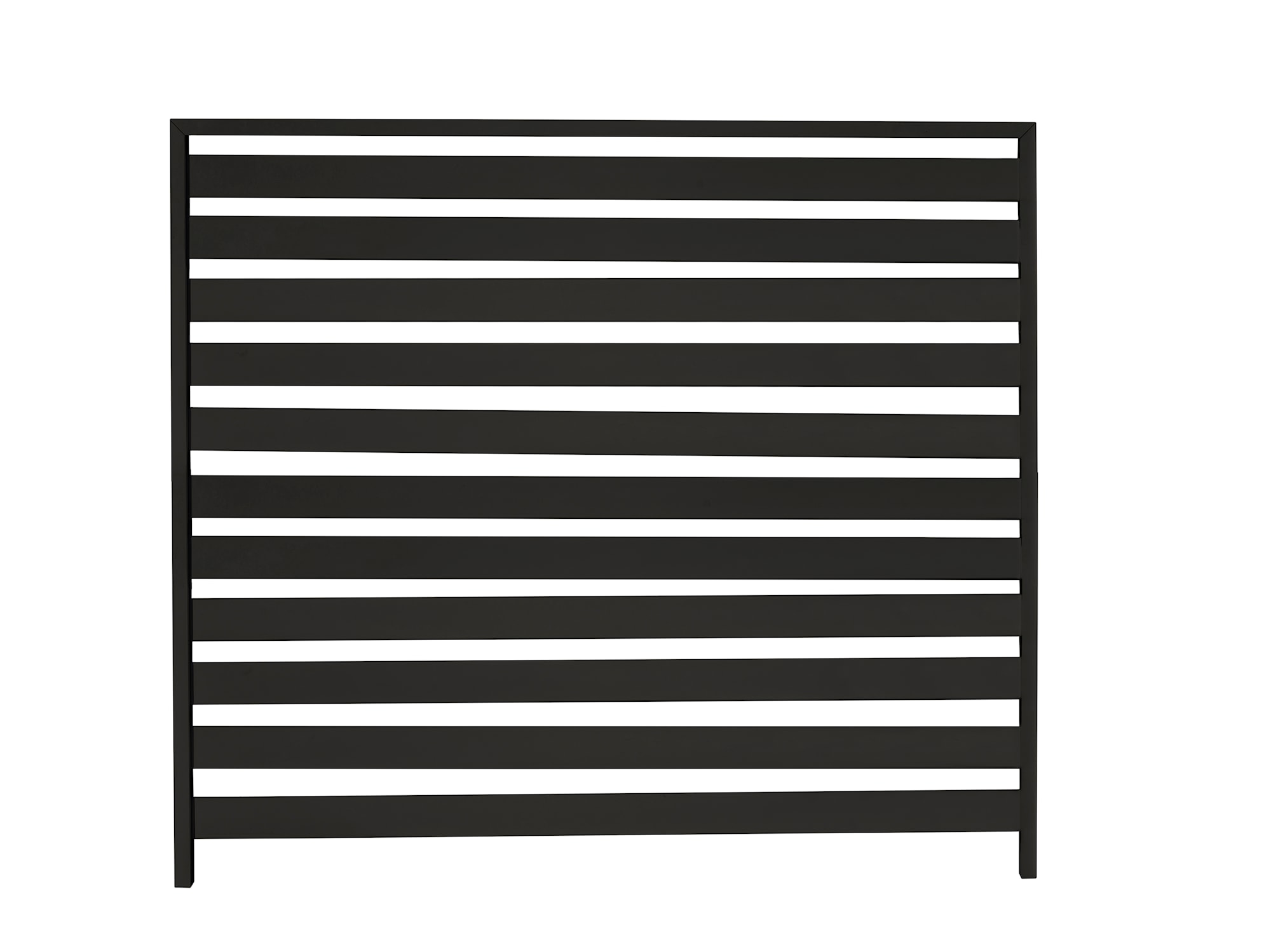 Skotte Garden Rand Aluminiumstaket Rand 180X160 cm Svart