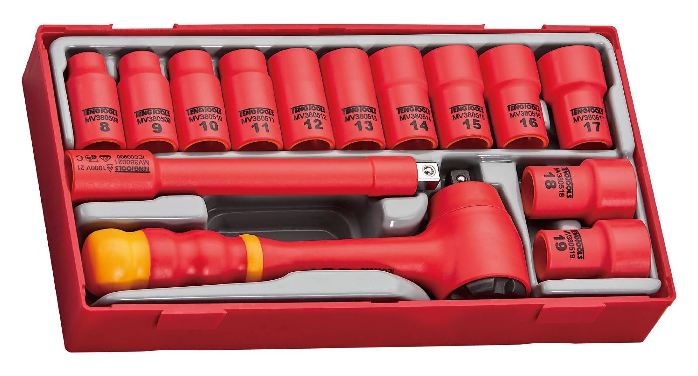 Teng Tools Hylsnyckelsats TTV3814 3/8 14 delar