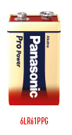 9V Batteri Panasonica Pro Power