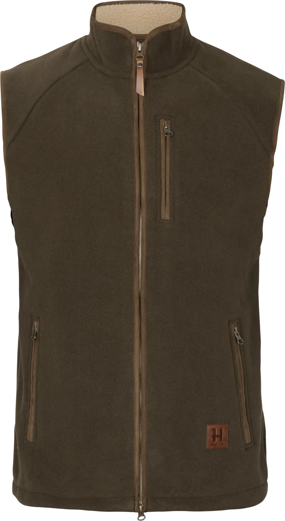 Härkila Sandhem Sherpa Fleeceweste Herr Willow green