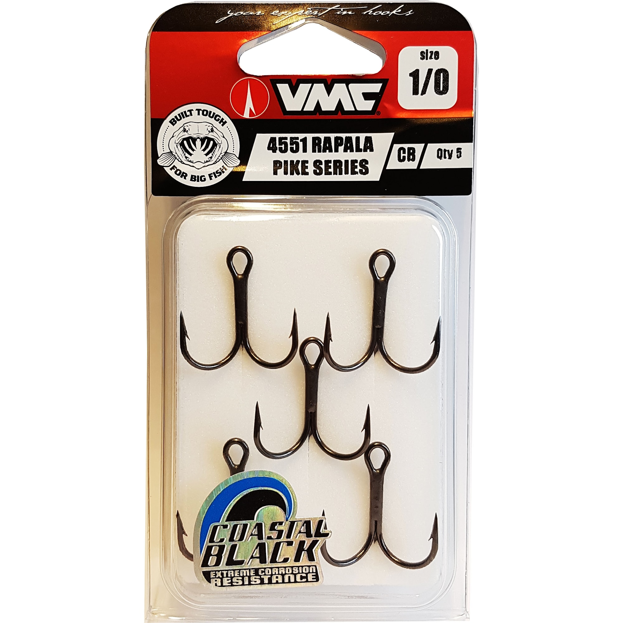 VMC Krokar 4551CB Rapala Pike 5-pack