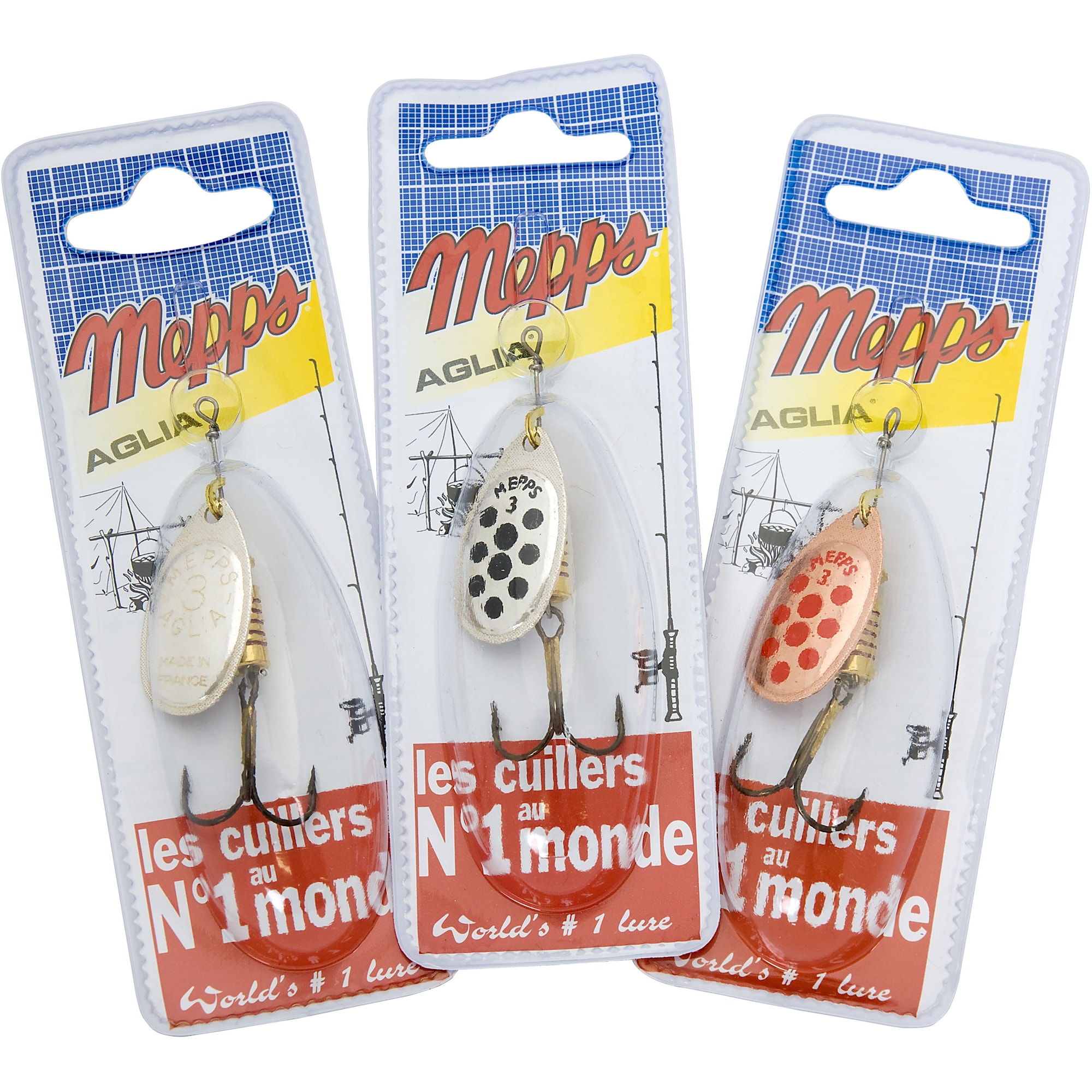 Mepps Spinnare Aglia #3 3-pack
