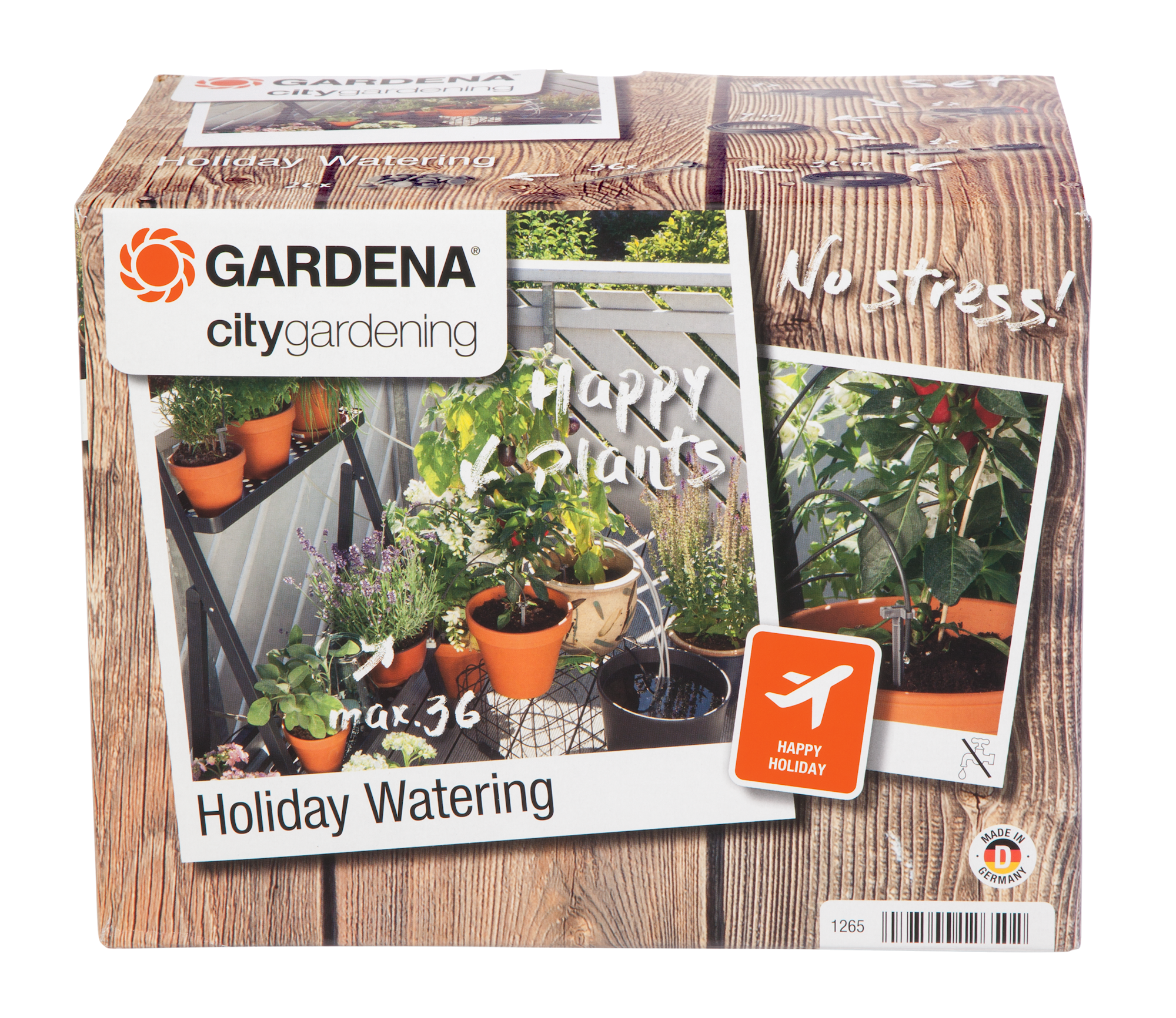 Gardena City Gardening Semesterbevattning 36 krukor