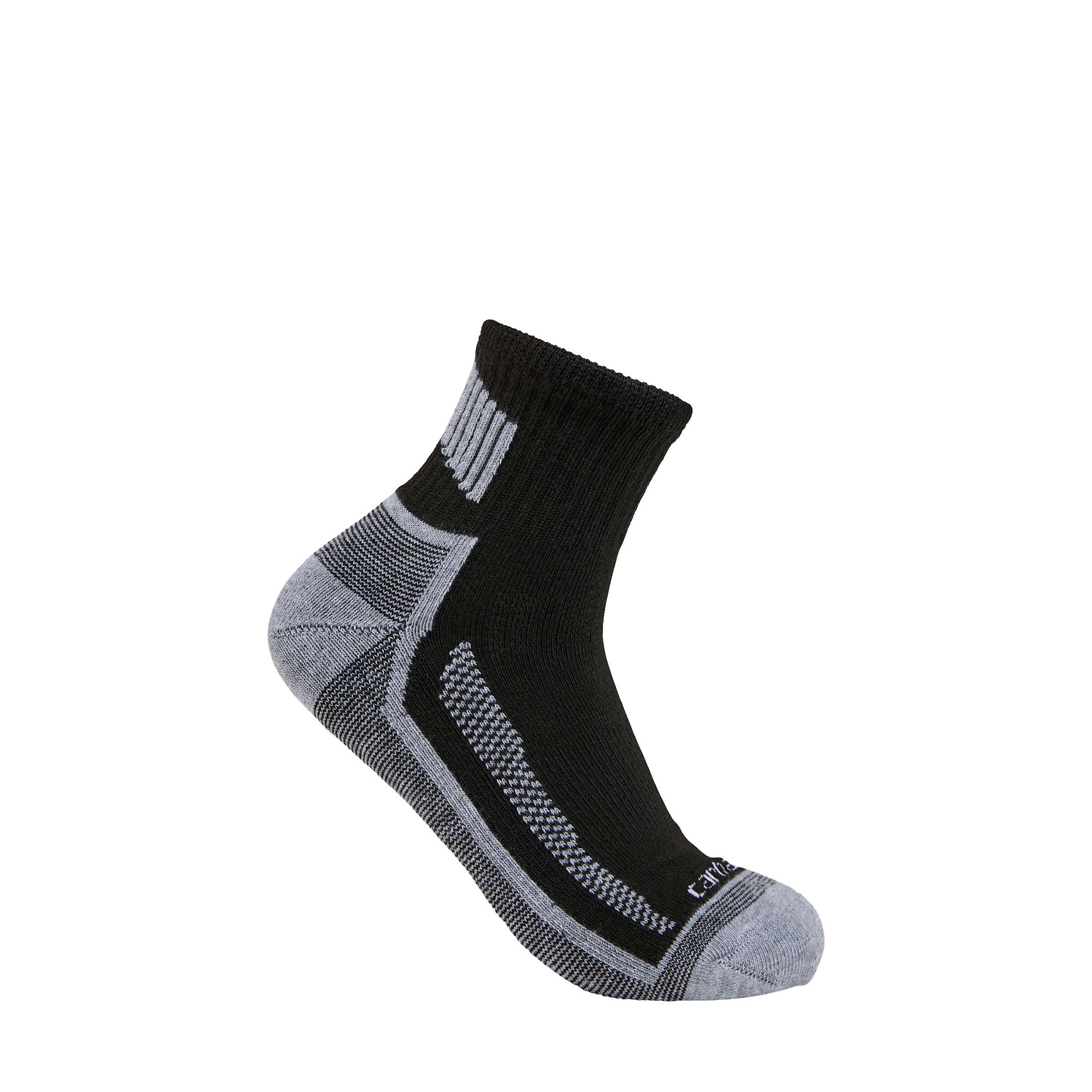 Carhartt Force Midweight Quarter Socks 3-Pack Men's Black L