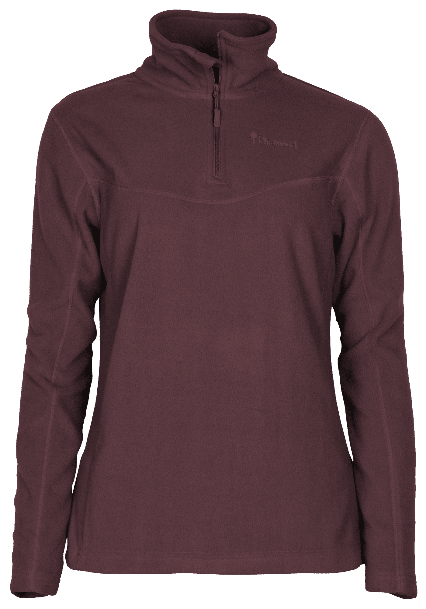 Pinewood Tiveden Fleecetröja Dam Earth Plum