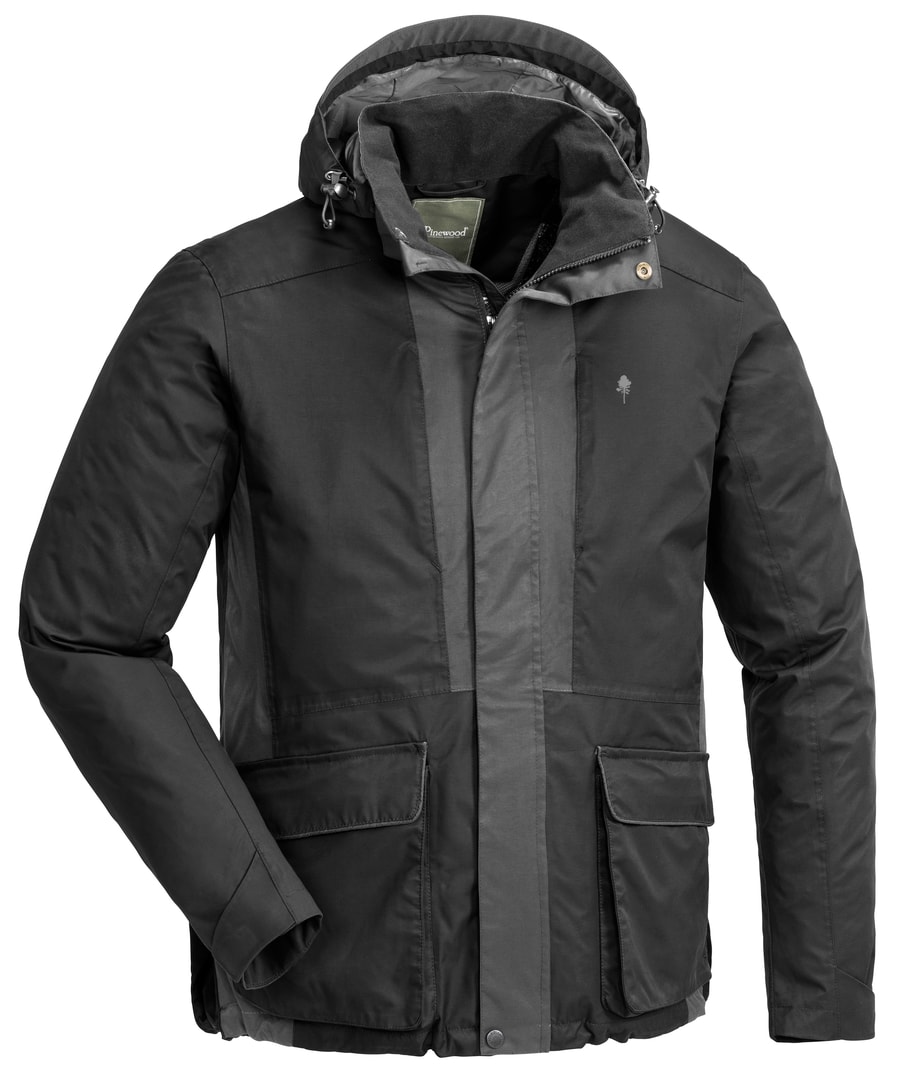 Pinewood Dog Sports 2.0 Black/Dark Antracite Jacka Herr L