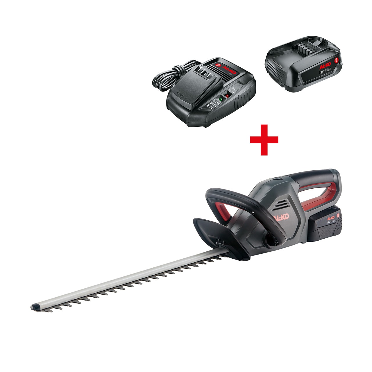 Al-Ko Häcksax HT 1845 18V inkl. batteri & laddare