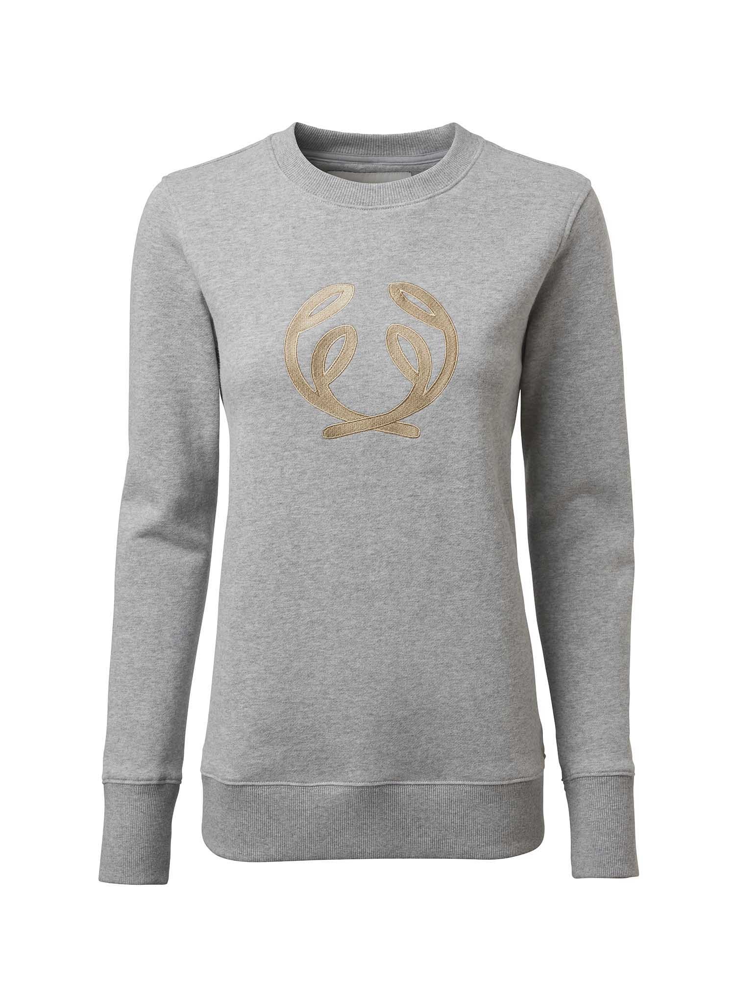 Chevalier Symbol Långarmad tröja Dam,36W, Grå -