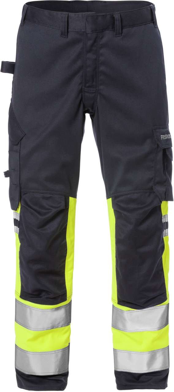Fristads Byxa stretch Flamestat 2162 ATHF Klass 1 Varselgul/Marinblå D116