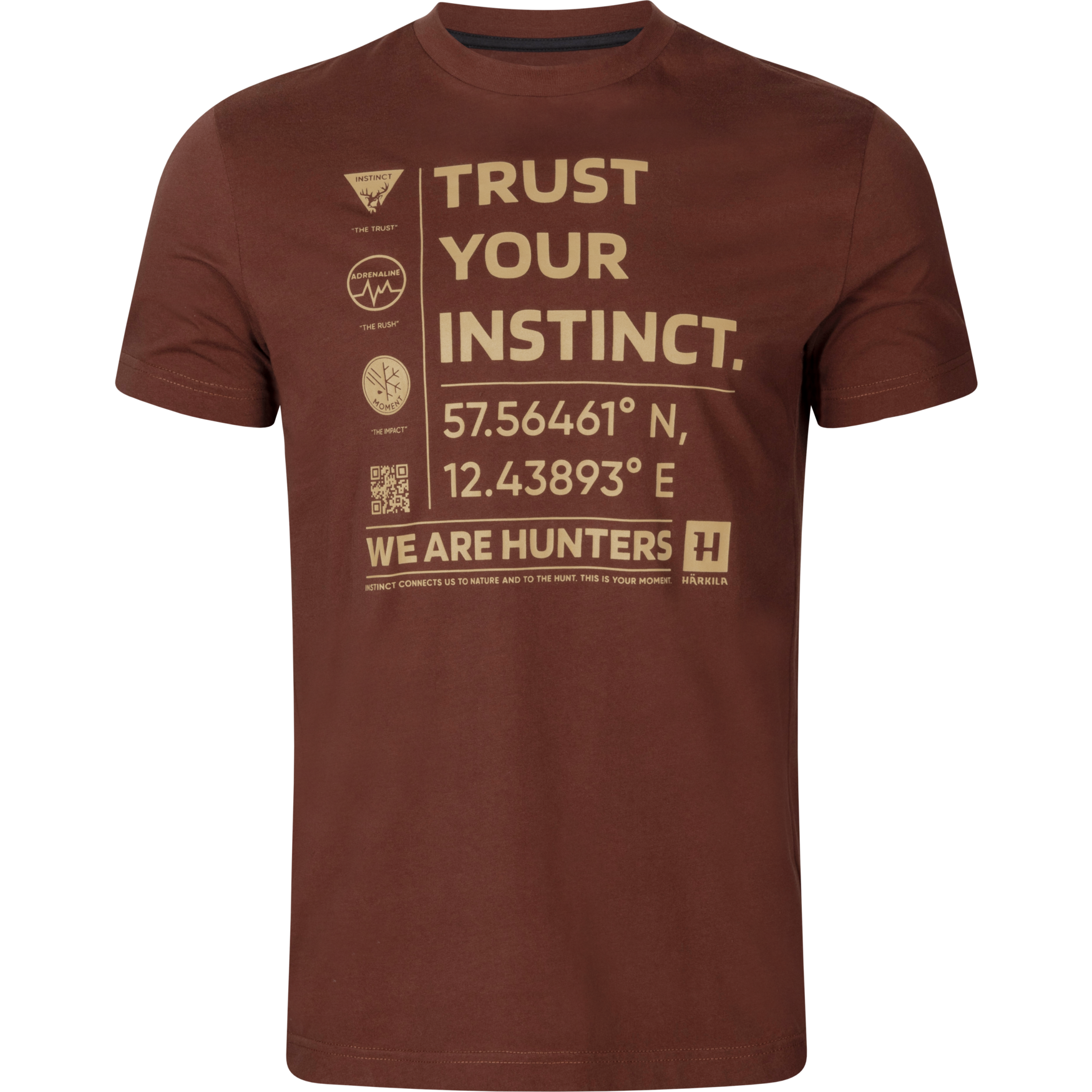 harkila Instinct S/S t-shirt Burgundy 4XL -