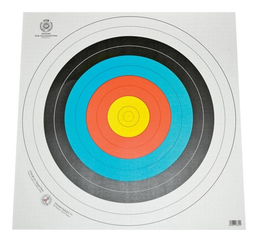 Target Face FITA Tapet - Målskiver 60x60 cm 10-pak