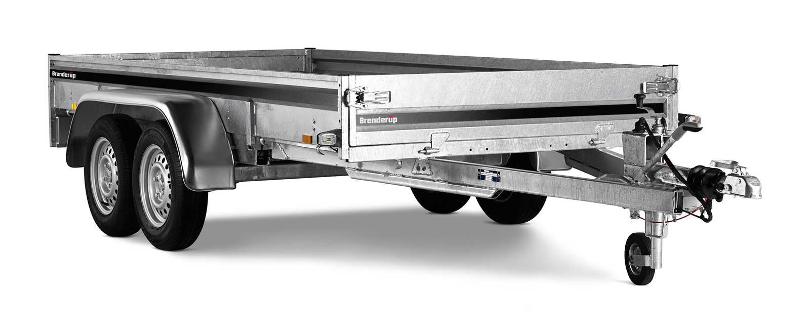 Brenderup Bilsläp D1500TB 1520 x 3250 x 265 1500 Kg Boggie